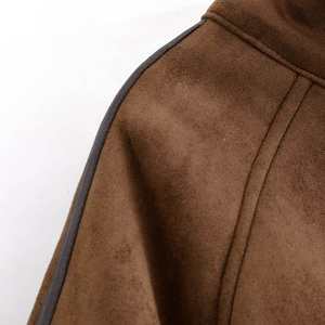 Nueva Ropa de Mujer para Otoño Invierno, Estilo Europeo Americano, Chaqueta Corta Elegante y Versátil con Cuello Mao y Estampado - Product Image 3