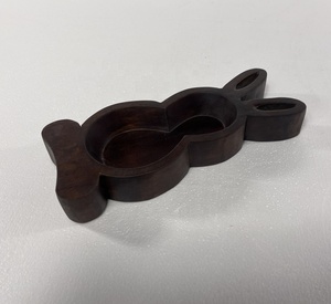 ถ้วยเทียนไม้อะคาเซียธรรมชาติรูปทรงกระต่ายสำหรับตกแต่งอีสเตอร์ - Product Image 2