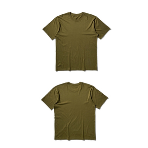 Men's <b>Olive</b> <b>Green</b> Short Sleeve <b>T</b>-<b>Shirt</b> O-Neck Casual Jersey Fit 100% Cotton Regular Fit Solid Color Blank Design - Product Image 4