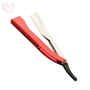 Old-fashioned Manual Stainless Steel Shaver Holder Folding <b>Men's</b> Barber <b>razor</b> Shaver Face Shaver - Product Image 3