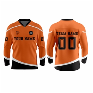 Fabricante de Uniformes de Hockey sobre Hielo Personalizados, Ropa Deportiva Transpirable para Equipos de Hockey, Sublimación Premium - Product Image 1