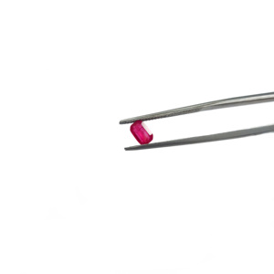 Rubis naturels non traités du Mozambique, octogones calibrés 4x6mm, pierres précieuses de rubis naturelles facettées pour la fabrication de bijoux, prêtes à l'emploi - Product Image 2