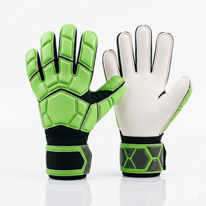 Gants de gardien de but de football, en PU, à doigts entiers, antidérapants, avec sangle de poignet réglable, respirants, équipement sportif unisexe - Product Image 3