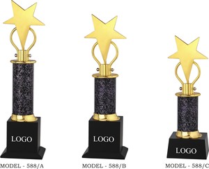 Elegant star trophy suitable for all recognition occasions. - Product Image 1
