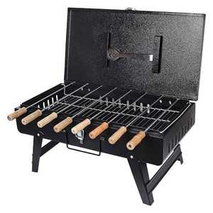 Barbecue au charbon de bois portable avec support pour grillades et barbecues en plein air - Product Image 1