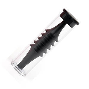 Otoscope à fibre optique, otoscope LED, kit ORL avec deux ampoules de remplacement gratuites, couleur noire, diagnostic professionnel des oreilles - Product Image 5