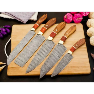 Kitchen <b>Knife</b> <b>Set</b> Stainless Steel Professional Chef <b>Knife</b> <b>Set</b> with <b>Sharp</b> Blade and Sheet Handle - Product Image 2