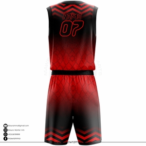 Breathable Sublimated Basketball Jersey Custom Team Number 100% Polyester Quick Dry Plus Size Summer Sports Uniform For Teams - Product Image 6