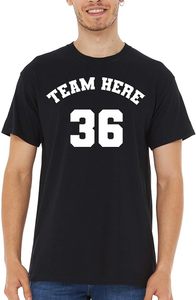 เสื้อยืดโพลีเอสเตอร์ระบายอากาศได้ดี น้ำหนัก 180 กรัม แบบสั้น คอกลม สำหรับผู้ชาย ชุดกีฬา ชื่อทีมสั่งทำได้ เสื้อเจอร์ซีย์ลำลองสำหรับนักกีฬา - Product Image 2