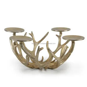 Bougeoir de cheminée de table de mariage artisanal en métal durable pour la décoration intérieure et extérieure au meilleur prix - Product Image 1