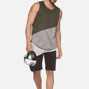 Pantalones Cortos de Algodón para Hombre, Diseño Sólido Personalizado, Largo hasta la Rodilla, Casuales, con Logotipo Frontal y Cordón Ajustable, en Oferta - Product Image 2