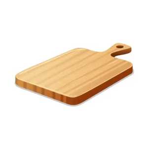 Planche à découper rectangulaire large en bois Skies Trader avec poignée, antibactérienne, durable, compatible lave-vaisselle, pour la cuisine et le service - Product Image 1