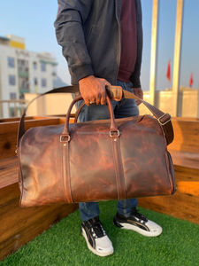 กระเป๋าเดินทางหนังแท้แบบกําหนดเอง Unisex สุดหรูวีคเอนด์กระเป๋าเดินทางกระเป๋าเดินทางค้างคืน - Product Image 2