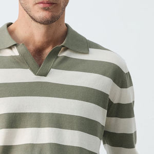 Servicio OEM, Diseño de Camiseta para Hombre con Cuello Camisero, Logotipo Personalizable, Ropa Casual / Mangas Largas, Alta Calidad - Product Image 4