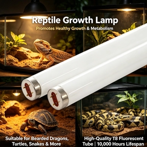 Lámpara UVB T8 para Reptiles, 2%/5%/10% de Protección UVB, Lámpara UVB T5 para Reptiles - Product Image 1