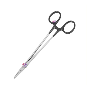 Portaagujas TC Mayo Hegar de 18 cm, Instrumento Quirúrgico Manual de Acero Inoxidable con Recubrimiento Negro, Reutilizable, MEDICAB INSTRUMENTS - Product Image 4
