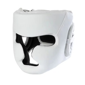 Casque de boxe intégral professionnel personnalisé en gros, équipement de protection, fermeture élastique réglable, unisexe, adulte, casque de boxe sportif - Product Image 1