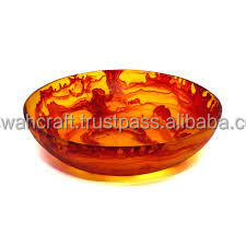 Plato para Flores, Ensaladera Moderna de Resina, Estilo Clásico Pulido para Uso Doméstico, Plato de Servir Alimentos de Calidad, Embalado en Cartón, para Fiestas - Product Image 3