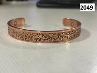 Radhe Enterprises - Brazalete de Cobre Marrón Clásico de Primera Calidad Ecológico, Personalizable, Ligero, para Interiores