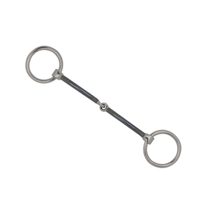 Venta al por mayor de fábrica a bajo precio: Bocados de acero inoxidable personalizados con ganchos bucales recubiertos de goma, cadena de freno OEM para equitación - Product Image 2