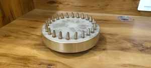 Natural Finish Stainless Steel Flower Fountain <b>Spray</b> Nozzle Wall <b>Mount</b> Outdoor Garden Landscape Water Feature Component - Product Image 3