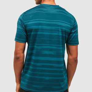 เสื้อยืดผู้ชายคุณภาพสูง โพลีเอสเตอร์ 100% สำหรับงานพิมพ์ซับลิเมชั่น เสื้อเปล่าสำหรับออกกำลังกาย เนื้อผ้าน้ำหนักเบา นุ่มสบาย เหมาะสำหรับวิ่ง - Product Image 2