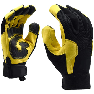 Synthetic Leather <b>Gloves</b> Professional Construction Safety <b>Gloves</b> Flexible <b>Grip</b> Fit OEM Wholesale - Product Image 1
