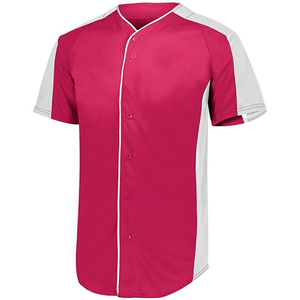 Maillot de baseball à manches courtes pour homme - 100% polyester, élasthanne/coton/bambou, séchage rapide, sublimation, broderie 3D, service OEM - Product Image 6