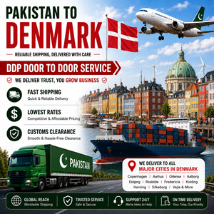 Servicio de Envío de Pakistán a Dinamarca |   Transporte Aéreo y Marítimo |   Entrega de Carga Puerta a Puerta - Product Image 1