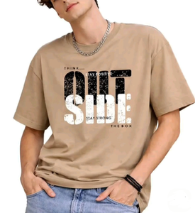 Camiseta de Hombre al por Mayor 100% Algodón con Serigrafía, 260 GSM, Gruesa, Transpirable, Antiarrugas, Ecológica, con Logotipo Personalizado - Product Image 2