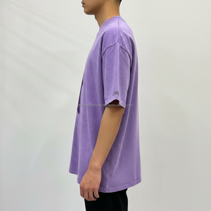 Men's Drop Shoulder T-<b>Shirt</b> Oversized Quick Dry Breathable Custom OEM Wholesale - Product Image 3