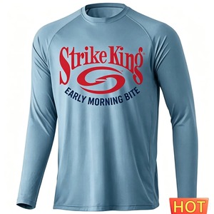 Custom Unisex Fishing <b>Shirt</b> Long Sleeve <b>Moisture</b> <b>Wicking</b> Quick Dry Lightweight Performance Sportswear Outdoor Anti-UV Adult - Product Image 2