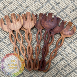 Cucharas de Cocina de Madera, Nuevo Diseño 2025, Resistentes y Suaves, Utensilios de Madera Natural, Mejor Precio 99, Datos Dorados - Product Image 3