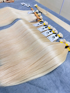 ผมต่อเวียดนามแท้ 100% เกรด 12A คุณภาพสูง แบบตรง # ผู้จำหน่ายผมแท้ 100% สี 613 แบบไม่ผ่านการแปรรูป - Product Image 6