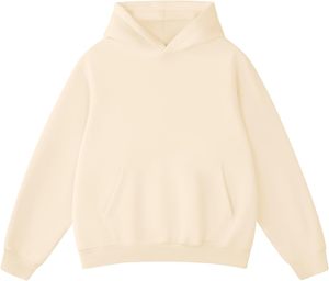 Sudadera con Capucha Unisex Azul Claro, Modelo 2026, Holgada, de Algodón y Felpa, Color Sólido, con Bolsillos, Estilo Casual para Otoño - Product Image 2