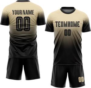 Uniforme de Fútbol Personalizado, Conjunto de Camiseta con Degradado Rojo y Negro, Nombre y Número Personalizados, Transpirable, de Secado Rápido, para Equipos - Product Image 5