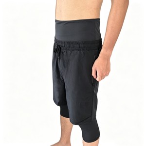 Custom <b>Halal</b> Muslim <b>Men's</b> Adults MMA Awrah Cover <b>Swim</b> <b>Shorts</b> Eco-Friendly Polyester/Cotton Front Logo Beach & Sport Wear - Product Image 4