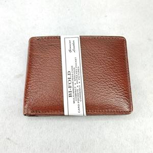 Cartera de cuero de vaca para hombre, tarjetero, billetera plegable de moda, venta al por mayor, sencilla, duradera, abierta, corta, personalizada - Product Image 5