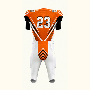 Nouvelle Arrivée Ensembles d'uniformes de football américain pour hommes Personnalisables Vente en gros Manches courtes Respirants Grandes tailles Impression numérique frontale 100% - Product Image 6