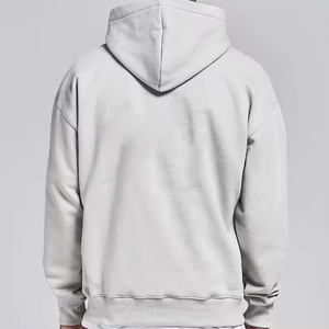 Sweat-shirt à capuche unisexe avec logo personnalisé en relief, coupe ample, en coton French Terry, décontracté, design à épaules tombantes, service OEM - Product Image 6