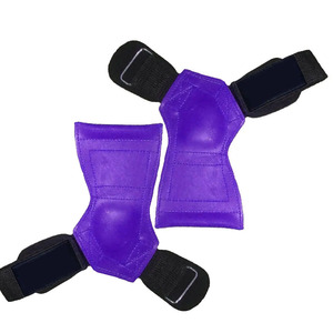 Poignées de levage en cuir durable pour la protection des paumes - Poignées réglables avec sangle de poignet pour tractions et entraînement de force - Product Image 3