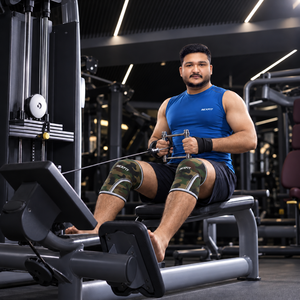 Manchons de soutien du genou personnalisés pour l'entraînement en force, la musculation, le sport, le fitness, la gym, la compression – Fournisseur d'usine OEM - Product Image 6