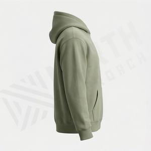 Sweat à capuche unisexe pour hommes et femmes, haute qualité, 100% coton, impression de logo personnalisée, streetwear, hiver, couleur personnalisée, tissu doux - Product Image 3