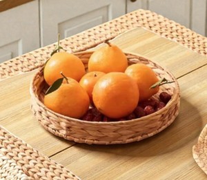 Panier de service en rotin fait main de haute qualité pour la cuisine, la salle à manger, l'hôtel, le café, la présentation sur table - Product Image 1