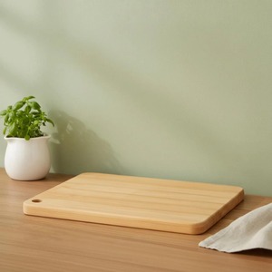 Tabla de Cortar y Plato para Servir de Madera, Duradera, Rectangular, Apta para Lavavajillas, de Bambú - Product Image 4