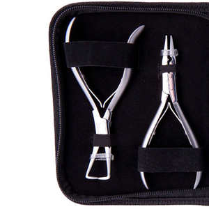 Kit d'outils pour extensions de cheveux en gros, tendance du moment, entièrement personnalisable avec logo, en acier inoxydable, à vendre - Product Image 3