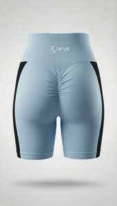 Shorts de sport taille haute sans couture pour le yoga et la gym, respirants et à séchage rapide, pour un effet galbant des fessiers - Product Image 5