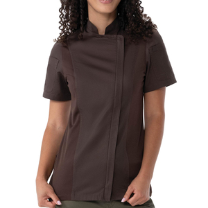Camiseta de Cocina para Niñas, Uniforme de Chef para Restaurante, Camiseta de Panadero, Uniforme de Trabajo, Ropa de Camarero para Hotel, Chaqueta de Cocinero de Sarga - Product Image 1