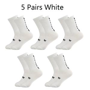 Chaussettes de sport épaisses antidérapantes sur mesure Elite, conception personnalisée, pour basketball, football, en tissu éponge tricoté, avec revers, personnalisables (OEM) - Product Image 6