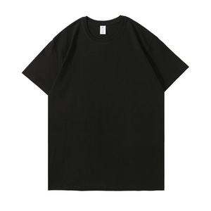 Camiseta de Hombre al por Mayor, Personalizada, 100% Algodón y Fibra de Bambú, Transpirable, Ecológica, Tejida, con Hombros Caídos, Lisa, Talla Grande, OEM - Product Image 2